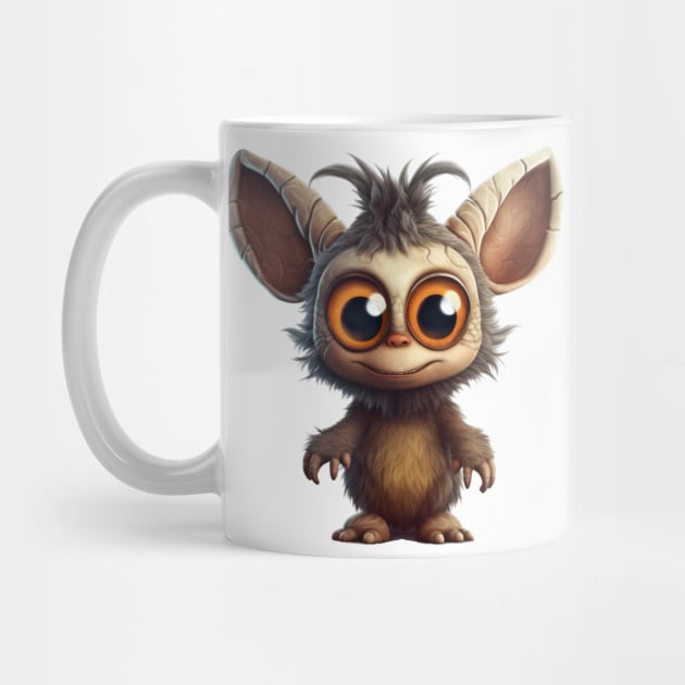 Here Is The Cute Monster With Big Ears by MerchFantasy